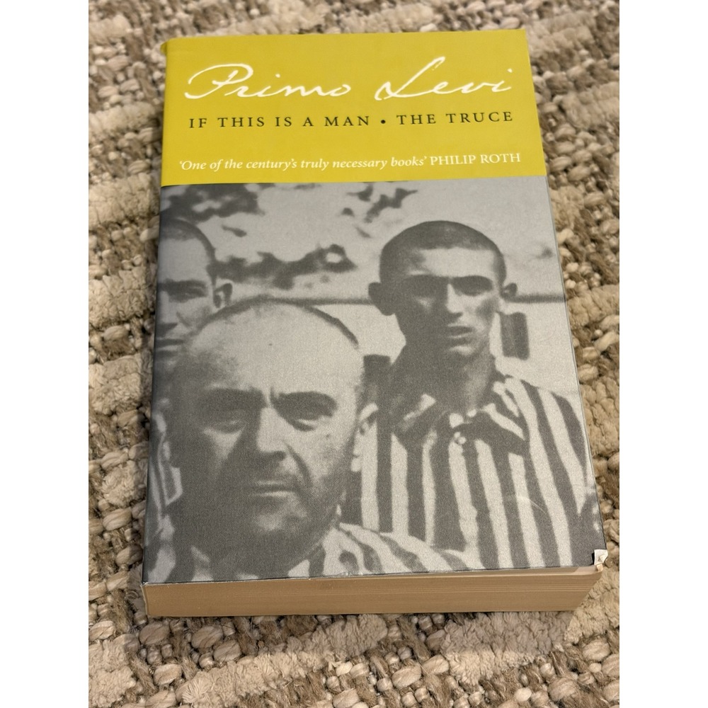 Primo Levi If This Is a Man The Truce Paperback Holocaust Memoir